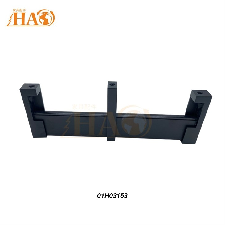 Liga tal-Aluminju Closet Rod Bi Gaża tal-PVC Fuq Fuq