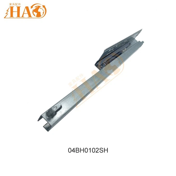 Cabinet Hardware 2 Section Concealed Slides With Adjustable Tail