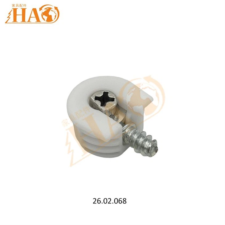 White Plastic Shelf Support Screw Pin Peg Brackets Supporter